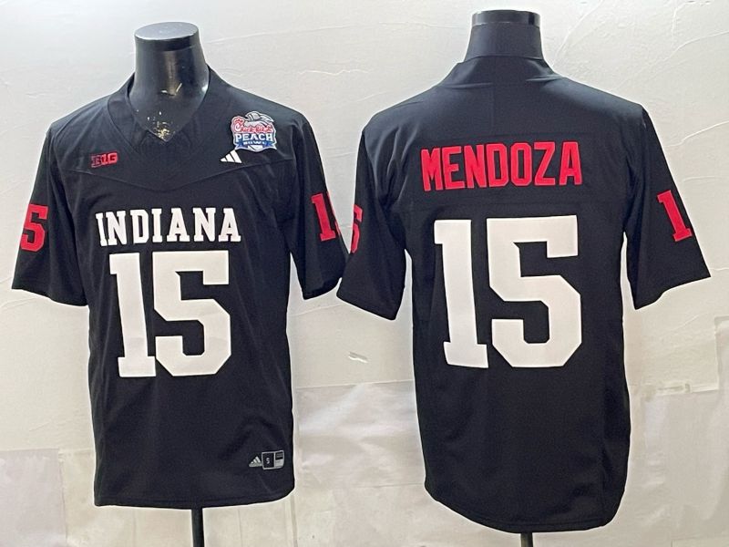 Men 2026 Ohio State Buckeyes #15 Mendoza Black Limited NCAA Jersey 079->ncaa teams->NCAA Jersey